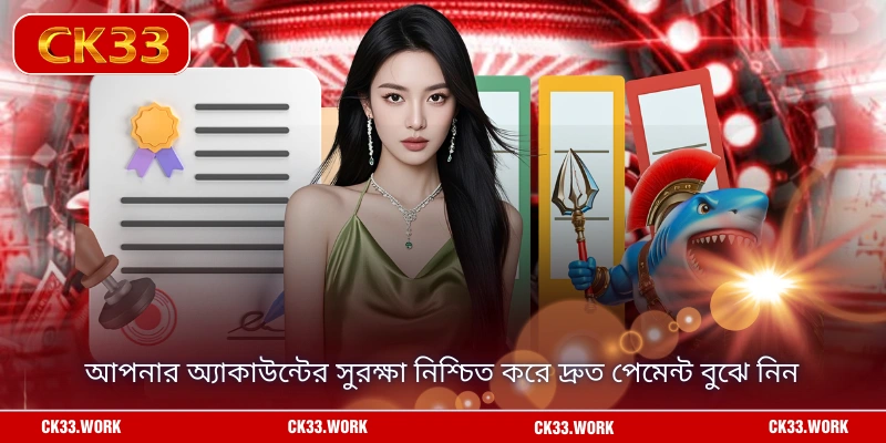 আপনার অ্যাকাউন্টের সুরক্ষা নিশ্চিত করে দ্রুত পেমেন্ট বুঝে নিন